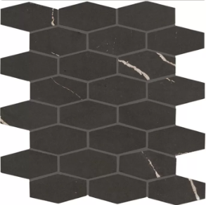 Centurio Black Hexagon - porcelain tile